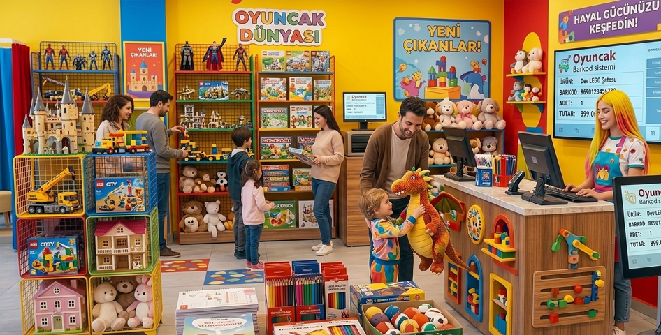 Oyuncak Mağazası Barkod Sistemi İzmir